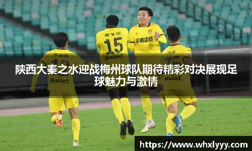 陕西大秦之水迎战梅州球队期待精彩对决展现足球魅力与激情